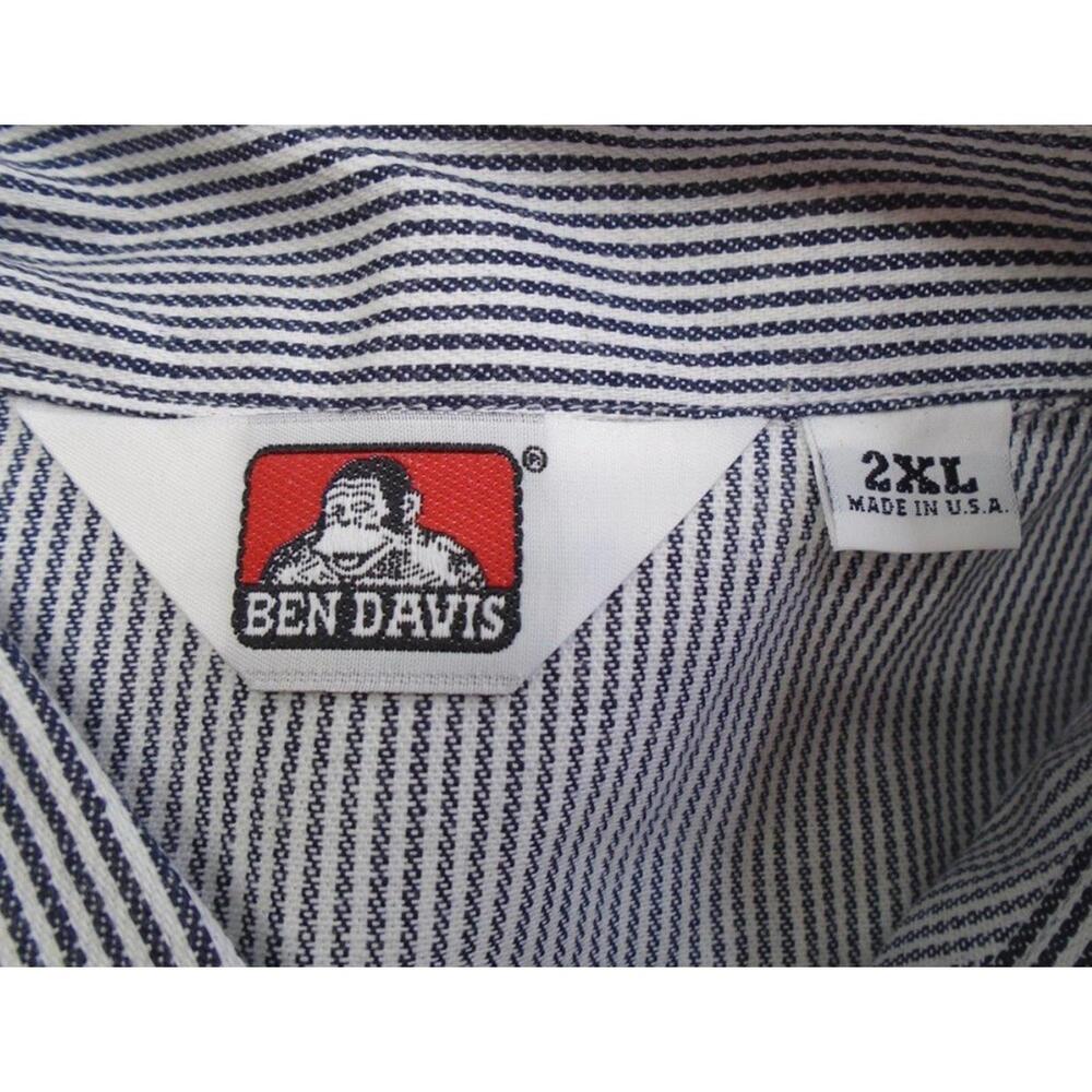 Ben Davis Short Sleeve Solid 1/2 Zip Shirt NEW - Picture 4 of 4